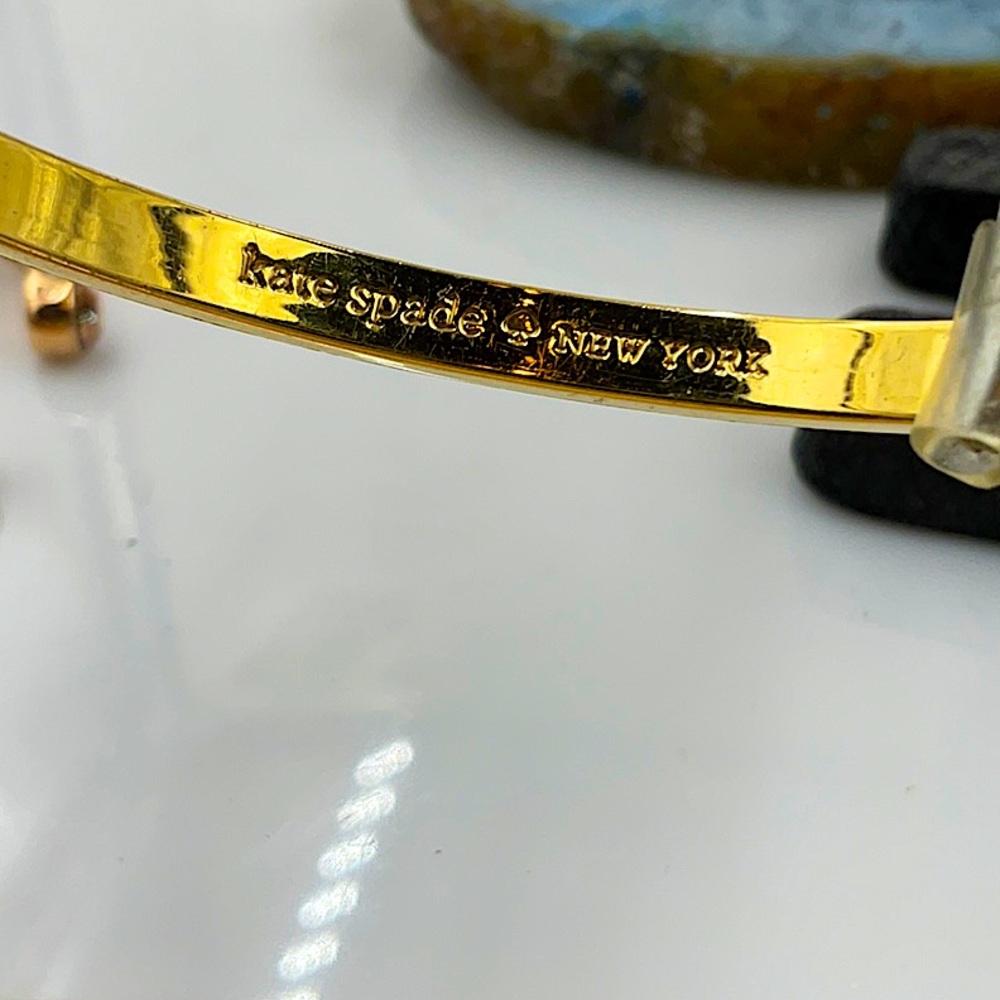 Kate Spade Gold Bracelet Hot Pink, “Hot To Trot”Bracelet & Rose Gold Bracelet - Picture 10 of 10